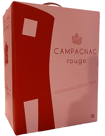 Bourdic Bag in Box Cuvee Rouge Rhone Frankreich 5,0 l