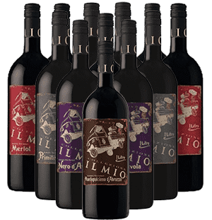 IL Mio Probierpaket Rotwein Italien 12er Angebot 1,0 l