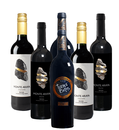 Bodegas del Medievo Probierpaket Rotwein Rioja 6er Angebot