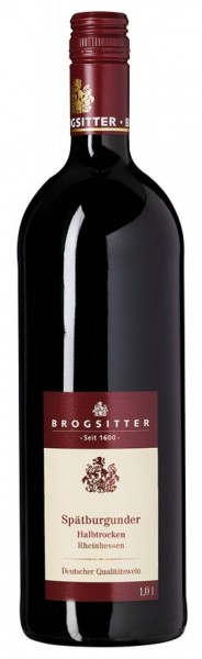 Brogsitter Spätburgunder halbtrocken QbA Rheinhessen 1,0 l