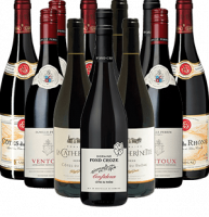 Cotes du Rhone Probierpaket Rotwein Frankreich 12er Angebot
