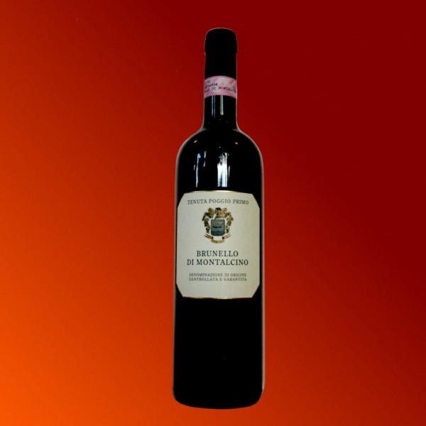 Brunello di Montalcino Rosso DOCG Poggio Primo Wein aus Italien