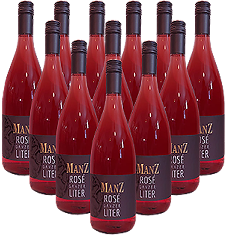 Manz Rosé Cuvee Rheinhessen Liter 12er Angebot