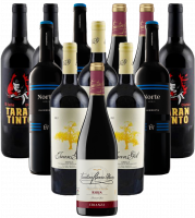 Vino Tinto Probierpaket Rotwein Spanien 12er Angebot