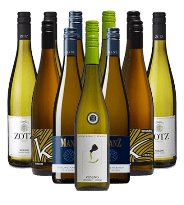 Riesling Probierpaket Weißwein Angebot frei Haus