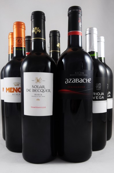 Rioja Rotweine Probierpaket 12er Angebot Spanien