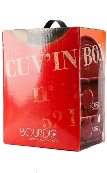 Bourdic Bag in Box Cuvee Rouge Rhone Frankreich 5,0 l