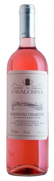 Cavalchina Chiaretto Bardolino Rosé DOC Gardaseee Italien