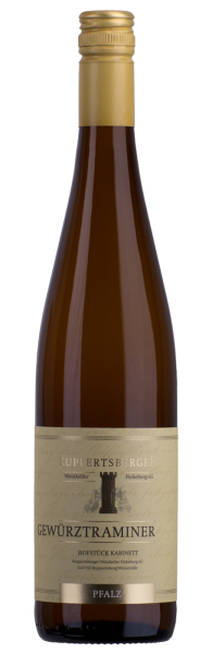Ruppertsberger Gewürztraminer lieblich Spätlese Hofstück Pfalz