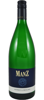 Manz Kerner Riesling Weißwein lieblich Rheinhessen 1,0 l