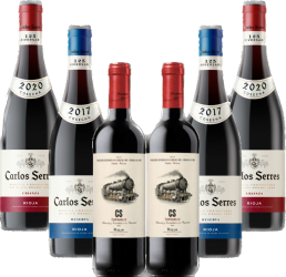 Carlos Serres Probierpaket Rioja Tintos Spanien 6er Angebot