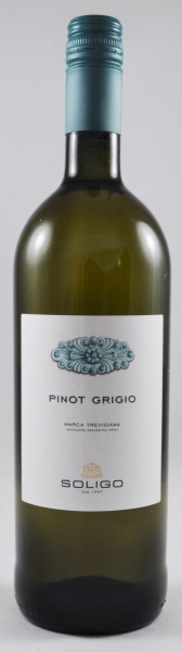 Soligo Pinot Grigio Weißwein Veneto IGT 2017 Italien Liter