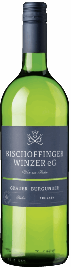 Bischoffinger Grauer Burgunder 1 Liter trocken Kaiserstuhl 2025 Baden