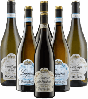 Borgolago Probierpaket Bianco & Rosso Delibori 6er Angebot Italien
