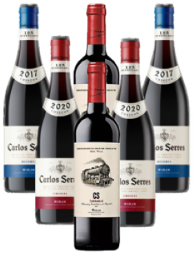 Carlos Serres Rioja Probierpaket Tintos Spanien 6er Angebot