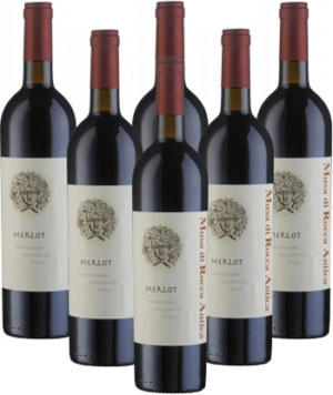 Di Camillo Merlot Rocca Antica Rosso 6er Weinpaket 2022 Italien