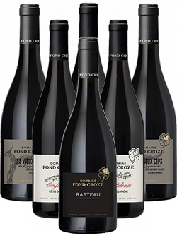 Fond Croze Probierpaket BIO-Rotweine Rhone Frankreich 6er Angebot