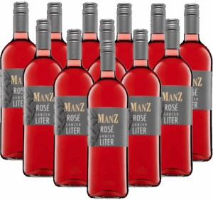 Manz Rosé Ganzer Liter 12er Weinpaket 2025 Rheinhessen 1,0 l