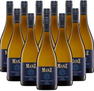 Manz Weißburgunder Löss trocken 12er Weinpaket QbA 2025 Rheinhessen