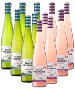 Perelada Pescador Probierpaket Blanc & Rosé 12er Angebot Spanien