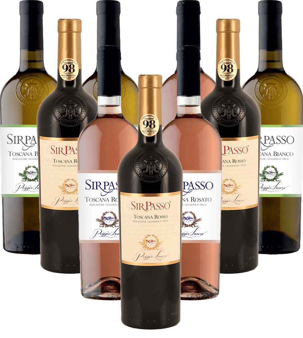Sir Passo Toscana Probierpaket Poggio Lauro Italien 9er Angebot