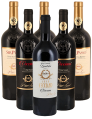 Poggio Lauro Toscana Rosso Probierpaket Italien 6er Angebot