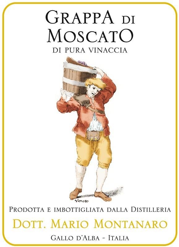 Montanaro Grappa Moscato 0,7 l Piemont Italien Weinshop Die Bode