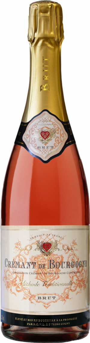 Cave de Lugny Rosé Cremant de Bourgogne Brut AOP Frankreich