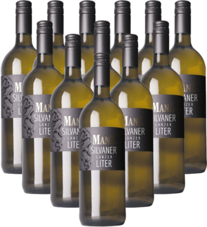 Manz Silvaner Ganzer Liter 12er Weinpaket 2025 Rheinhessen 1,0 l