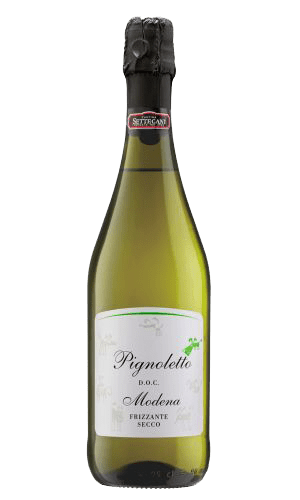 Settecani Pignoletto Frizzante Secco Modena DOP Italien