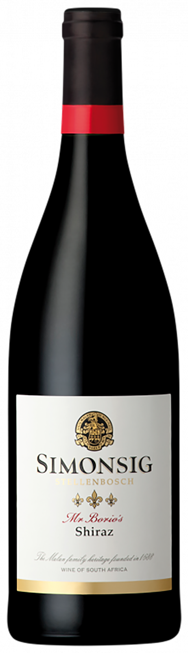 Simonsig Mr. Borio's Shiraz Red Stellenbosch Südafrika