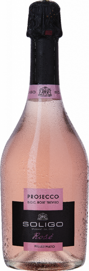 Soligo Prosecco Rosé Brut Spumante Millesimato Veneto DOC Italien